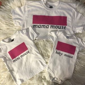 Set of 3 T-shirt’s, beautiful for Disney pictures